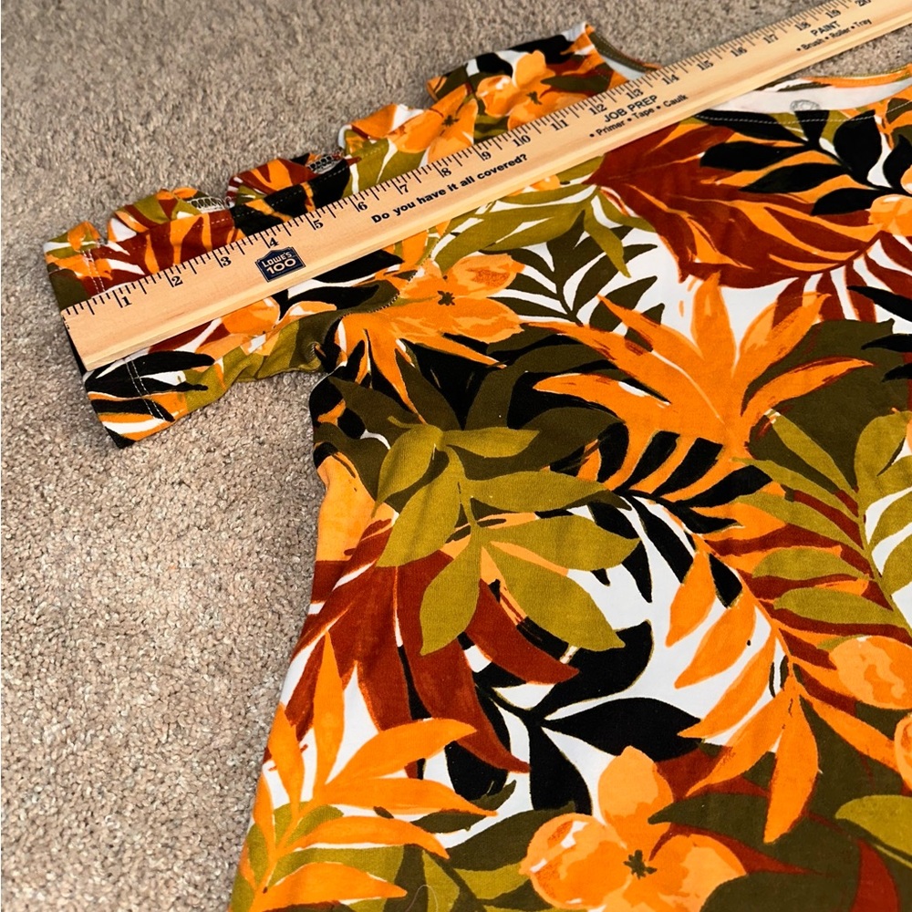 Ruby Rd. Multicolor Floral Top. Size L - Picture 10 of 12